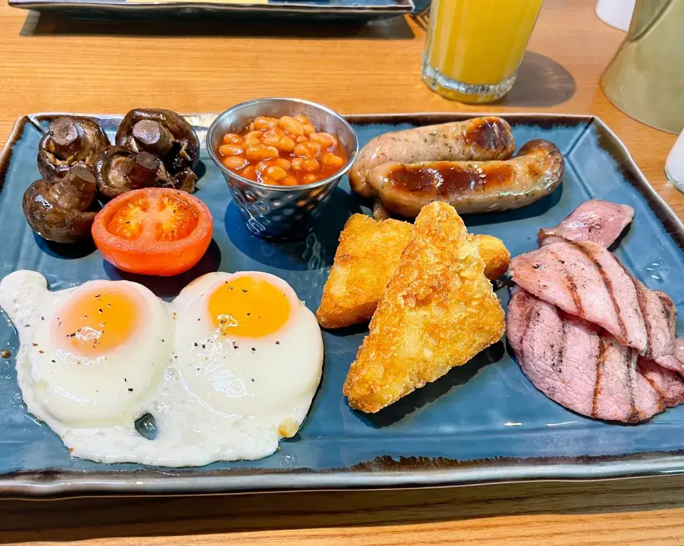 harvester Breakfast menu