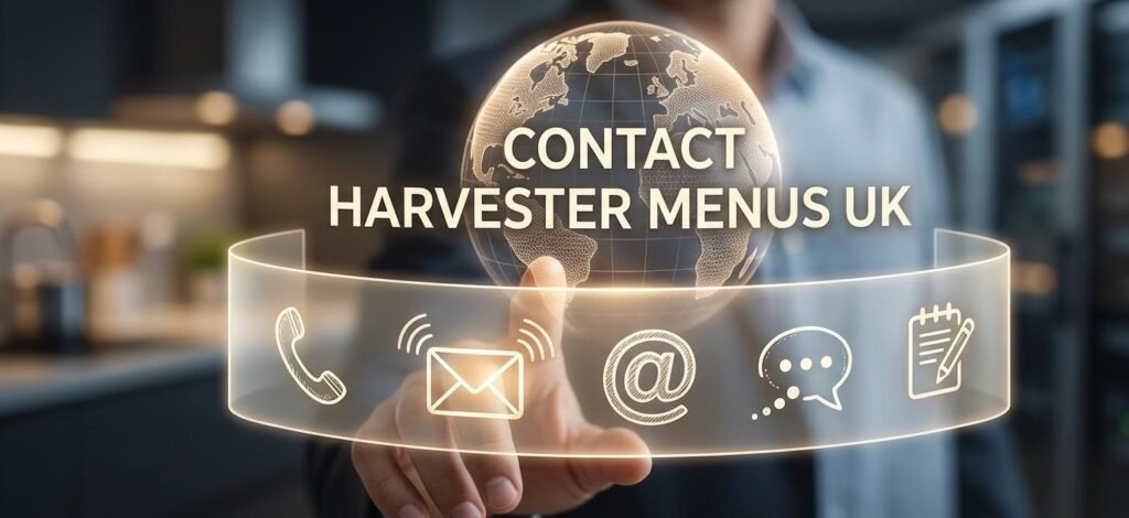 Contact us Harvester Menus UK Support Team for Price Updates